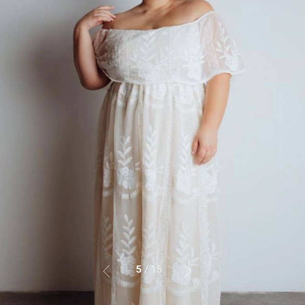 Baltic Born Strapless Boho Maxi Dress